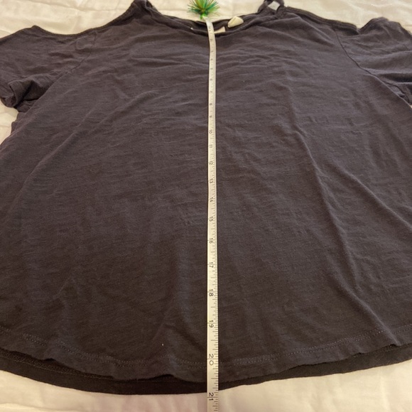 Maeve by Anthropologie Cold Shoulder Top Purple SP - Picture 6 of 10